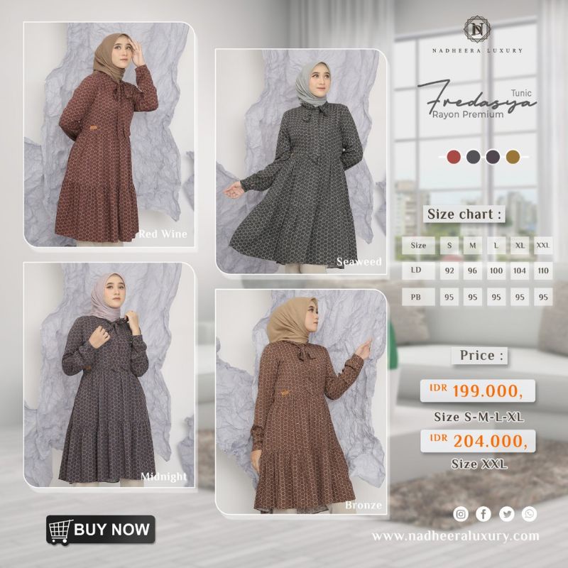 FREDASYA TUNIK BY NADHEERA LUXURY