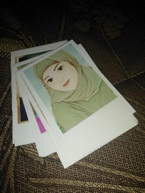 ( High Quality ) Cetak Foto Ala Polaroid ukuran 2R ( 6 x 9 