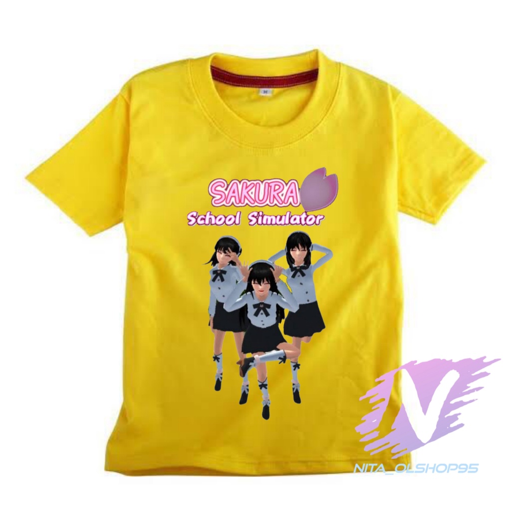 baju kaos anak sakura school simulator kaos sakura