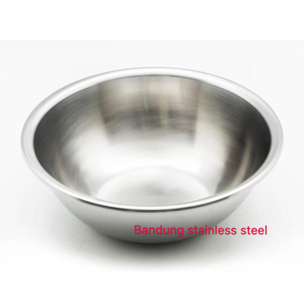 Baskom Korea stainless steel 26cm elegan tebal dov mixing bowl