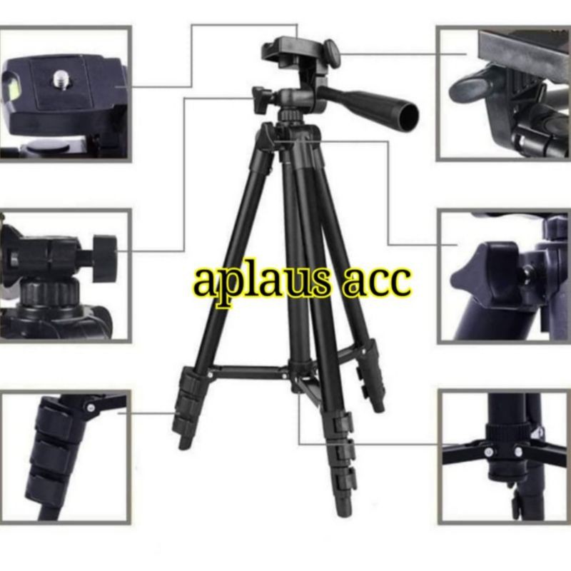 Tripod 1 meter Full Black 3120 ( non pack )