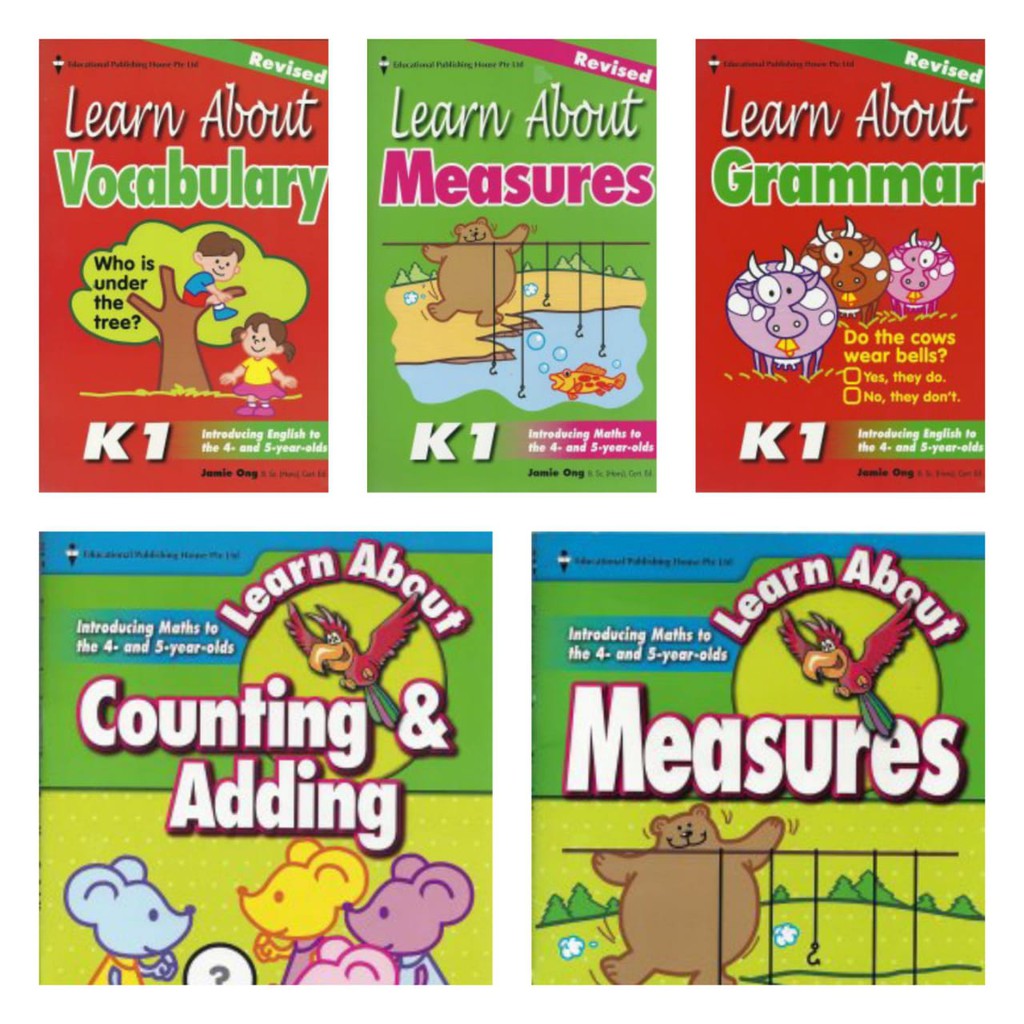 LEARN ABOUT K1  KINDERGARTEN  ENGLISH MATHEMATICS WORKBOOK