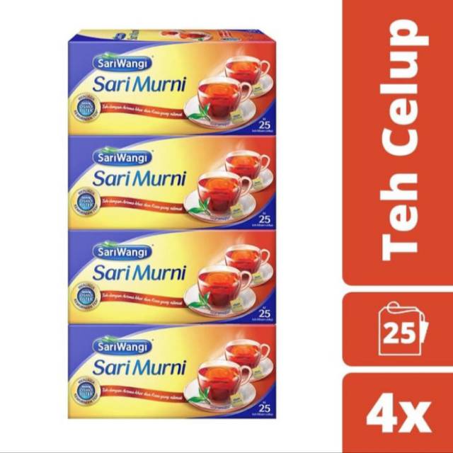 

Sarimurni Teh Hitam Celup Isi 25 Sachet Multi Pack