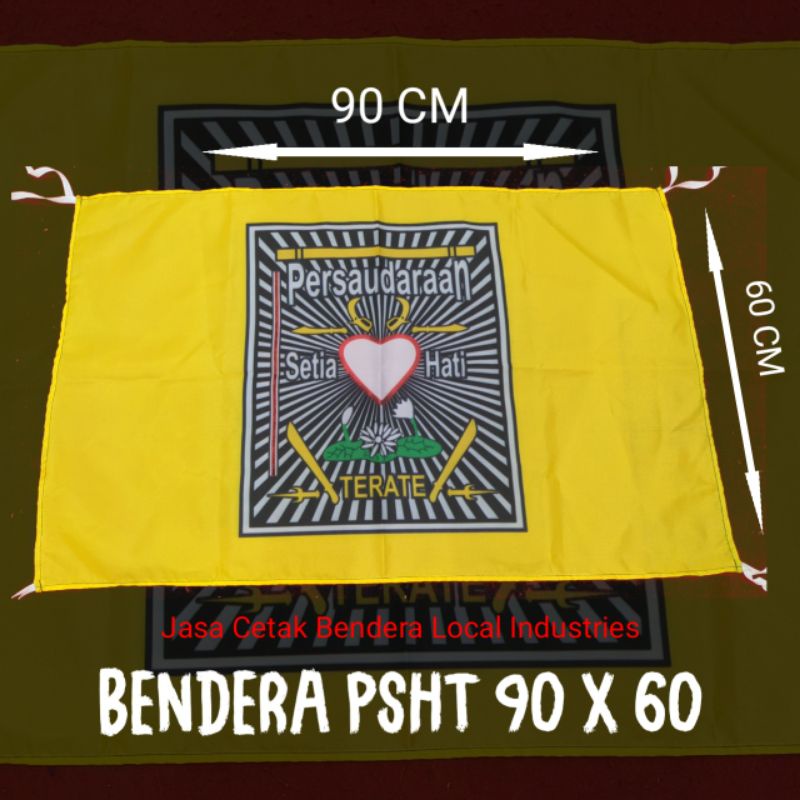 BENDERA PSHT KUNING / BENDERA LOGO PSHT