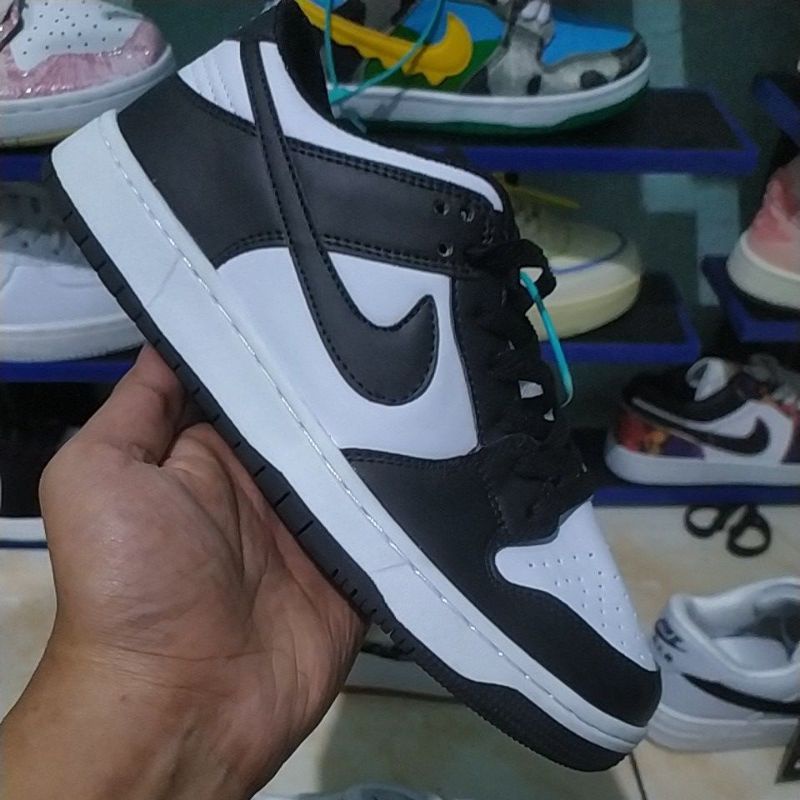 Sepatu Nkie SB Dunk Low Panda Black White Hitam Putih Import Quality