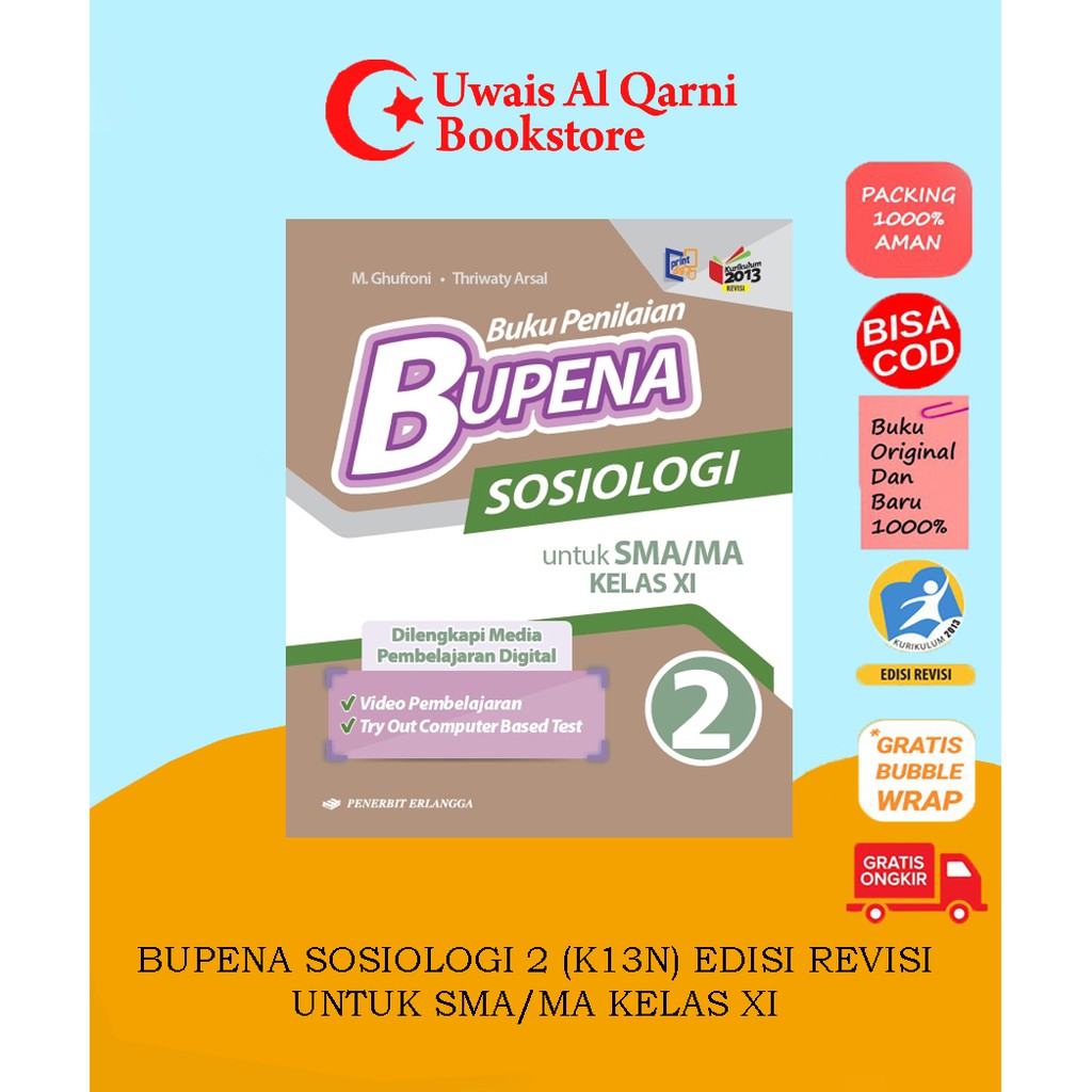 

BEST SELLER BUPENA SOSIOLOGI 2 UNTUK SMA/MA KELAS XI - ERLANGGA