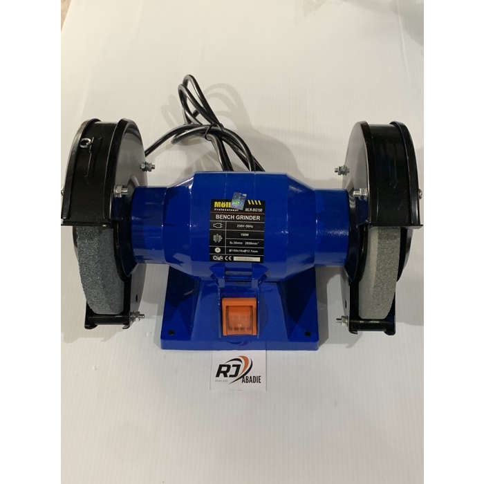 Mesin Gerinda Gurinda Duduk Bench Grinder Mollar BG150 6"