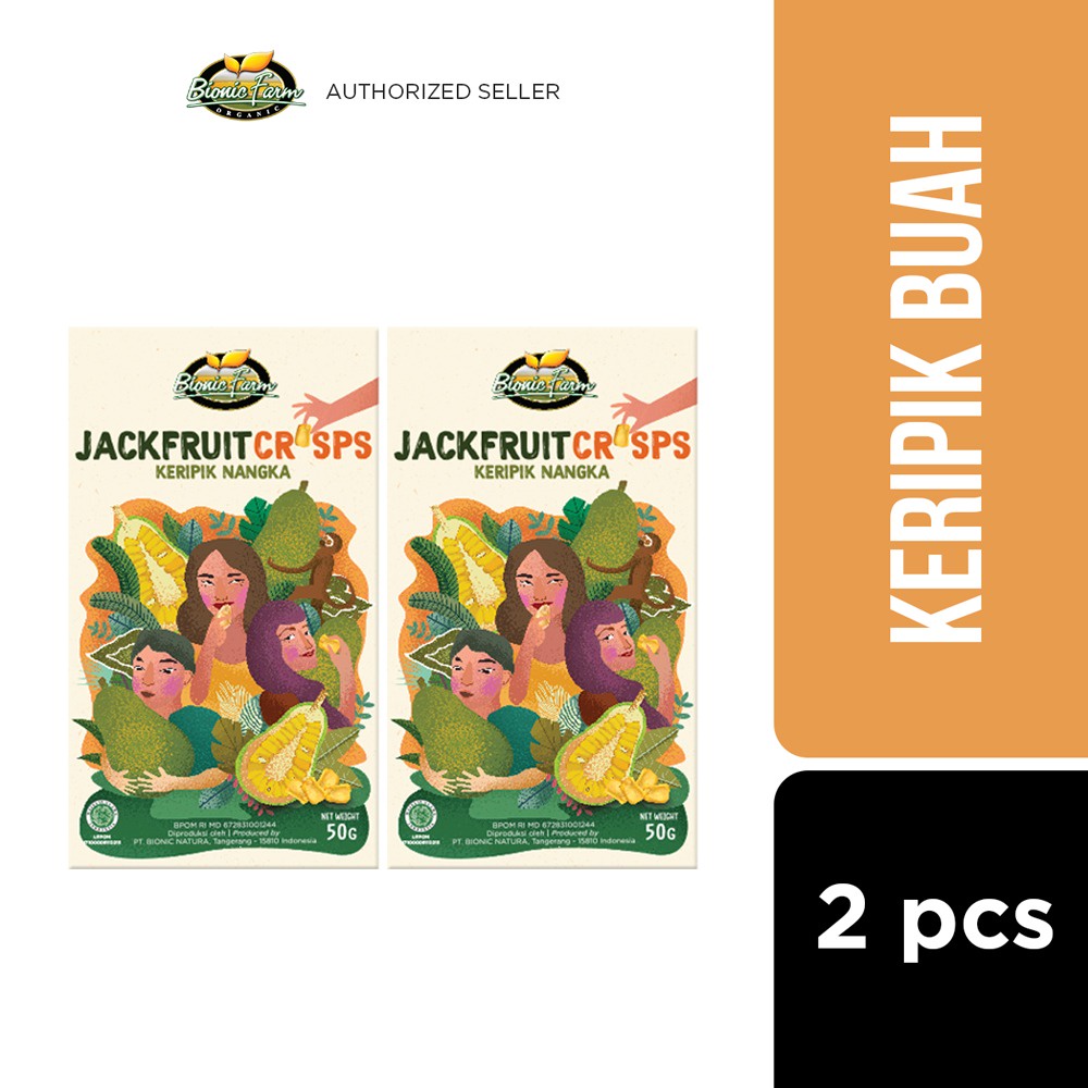 

Bionic Farm Keripik Nangka 50gr - 2 pcs