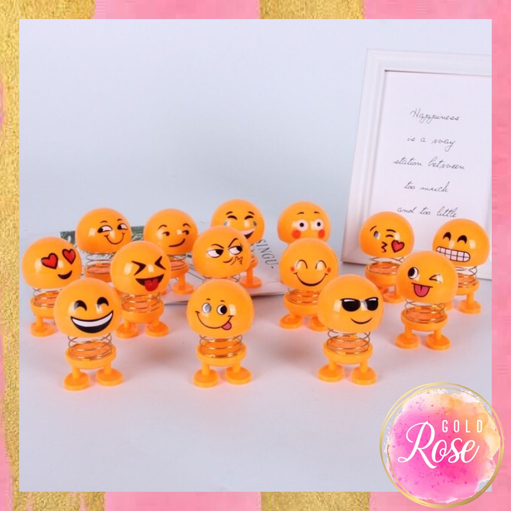 ℛ𝑜𝓈𝑒𝑔𝑜𝓁𝒹 - B516 Boneka Emoticon (BOLA LAMPU JUAL PISAH) / Emoji Goyang / Emoji doll