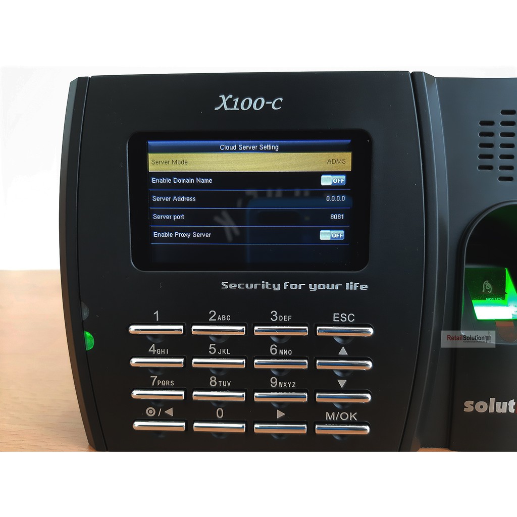 Mesin Absensi Fingerprint ADMS - Solution X100C / X-100C / X 100 C