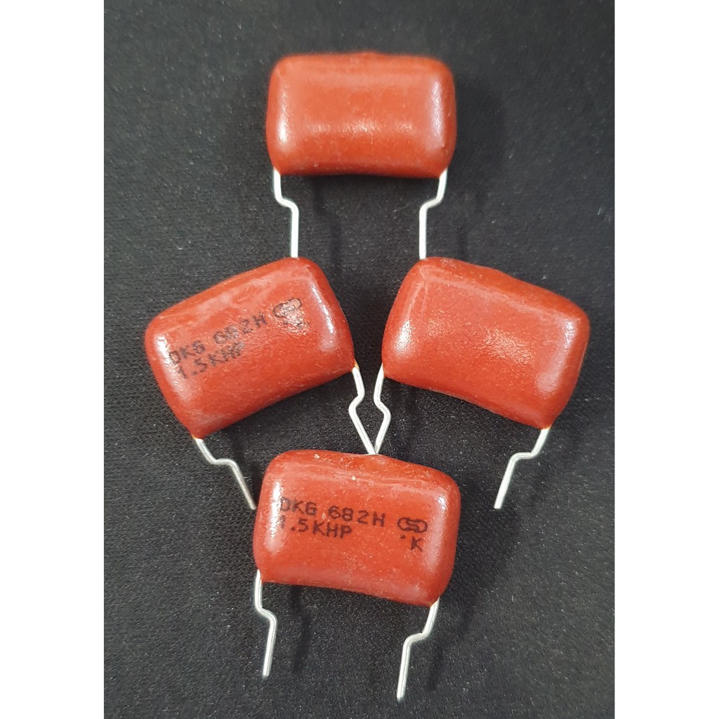 Capacitor Mylar Atau Kapasitor Milar 682H 1.5KHP 0.0068uF 1500V