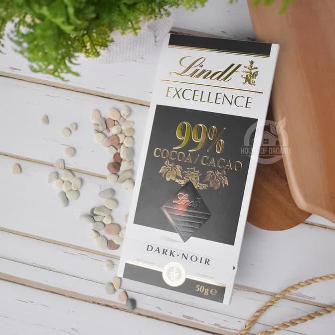 

BEST SELLER Lindt Dark Chocolate 99% Dark Chocolate / Coklat Healthy Brain Booster