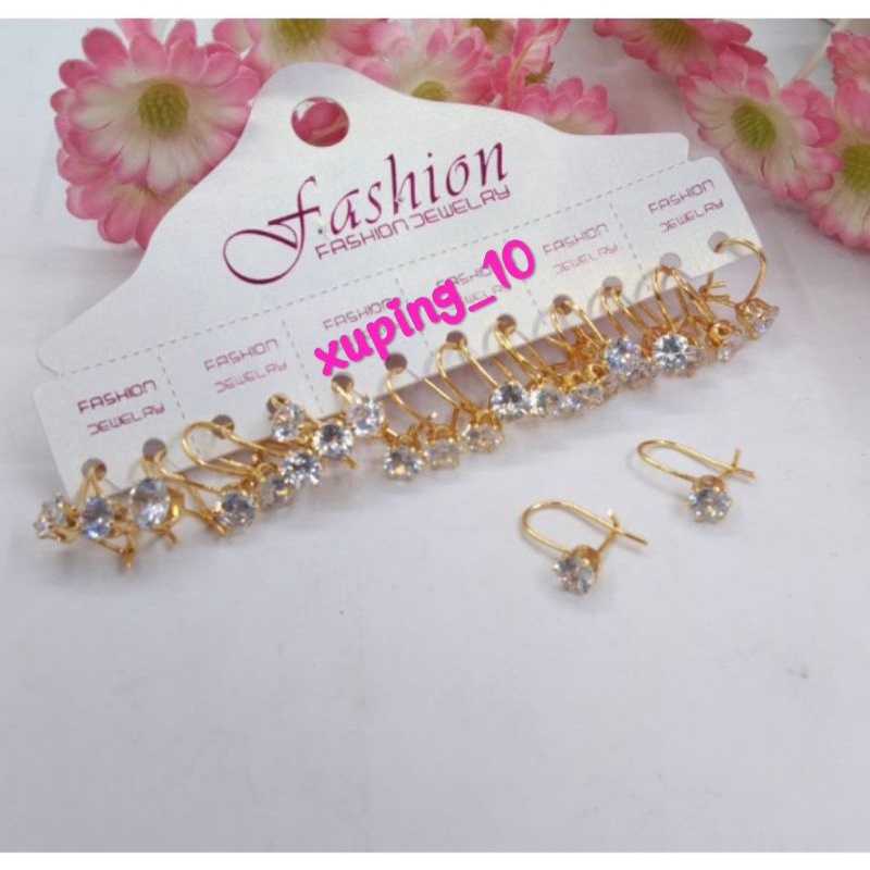 Grosir 1 lusin Anting wanita perhiasan xuping