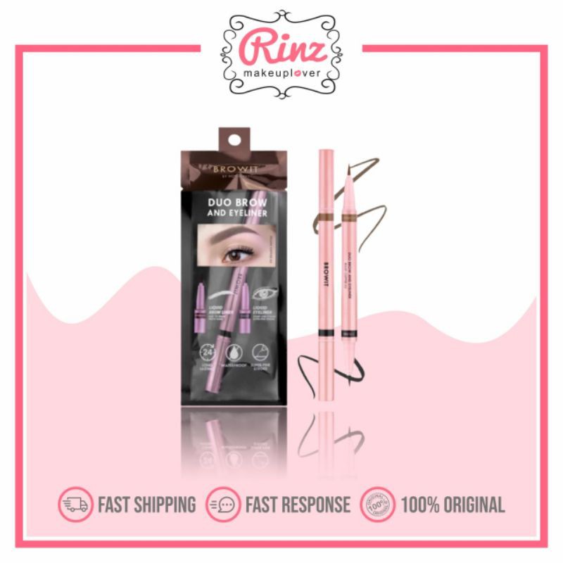 (Ready Stock) BROWIT Duo Brow And Eyeliner