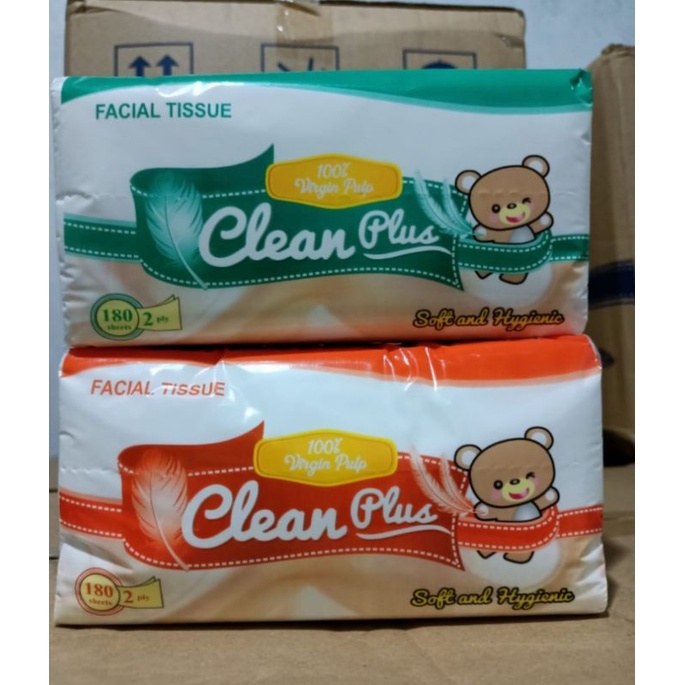 Tisu Clean Plus 180Sheets