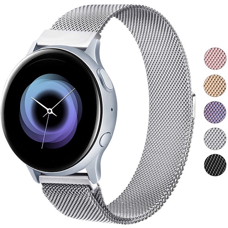 Strap Stainless steel Magnet Jam 22mm Milanese tali jam Samsung gear S3 galaxy watch moto 360 46mm