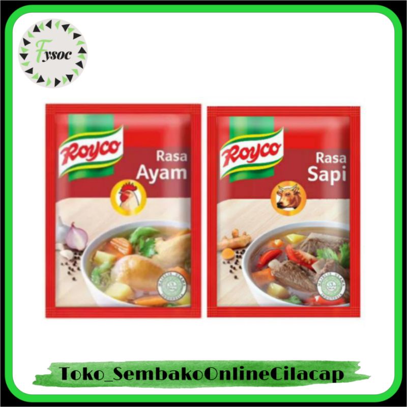 ROYCO BUMBU KALDU SAPI AYAM 94GR DAN 230GR