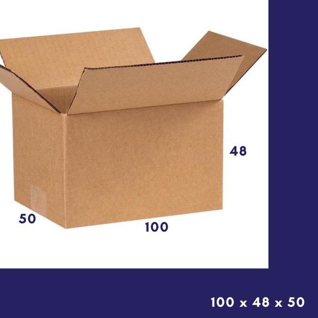 

KARDUS BESAR 100x48x50 cm POLOS MURAH DAN BARU !!!