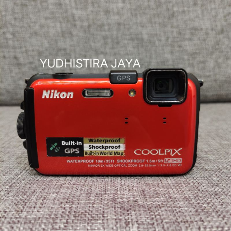 Nikon Coolpix AW100 GPS kamera waterproof 16MP