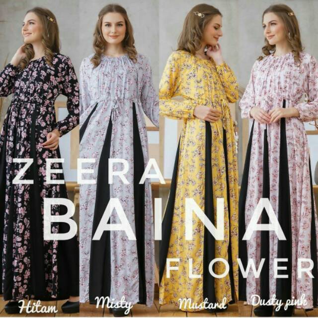 Daster Arab Zeera Baina Flower
