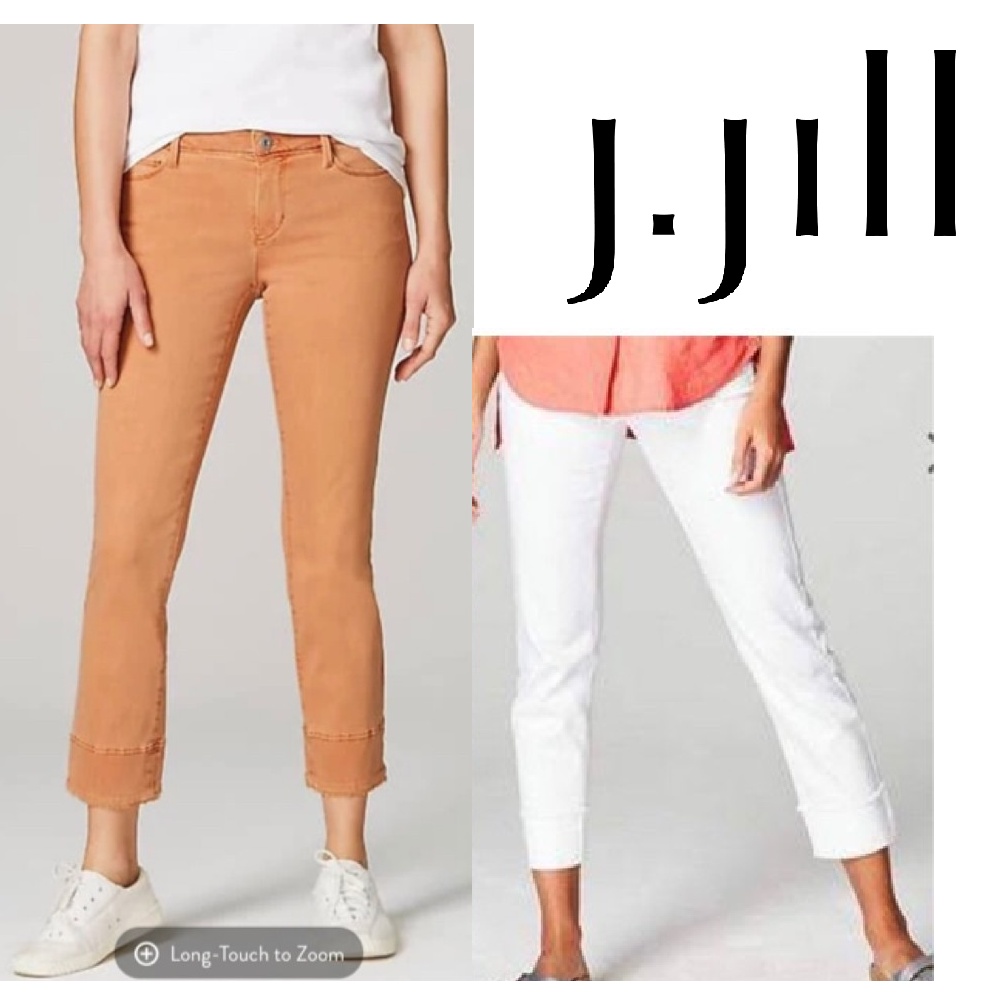 J.Jill Cropped Denim Pants Celana Panjang Wanita Jeans Original (PART 1)