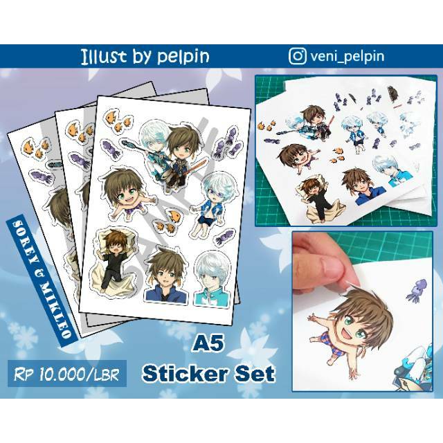 Sticker anime sorey mikleo tales of zestiria
