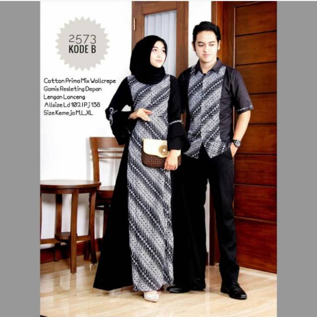 GROSIR BATIK COUPLE MONOKROM, MONOCHROME