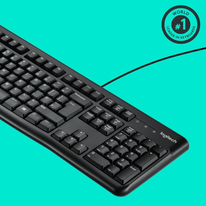 Keyboard Logitech K100 k120 SLIM GARANSI RESMI