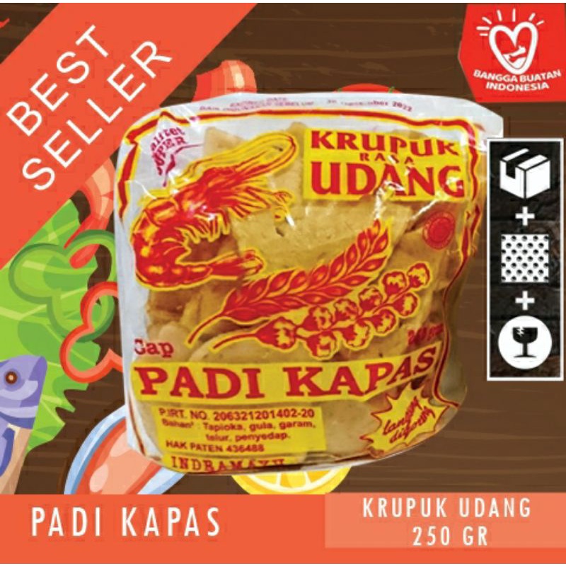 

kerupuk udang padi kapas