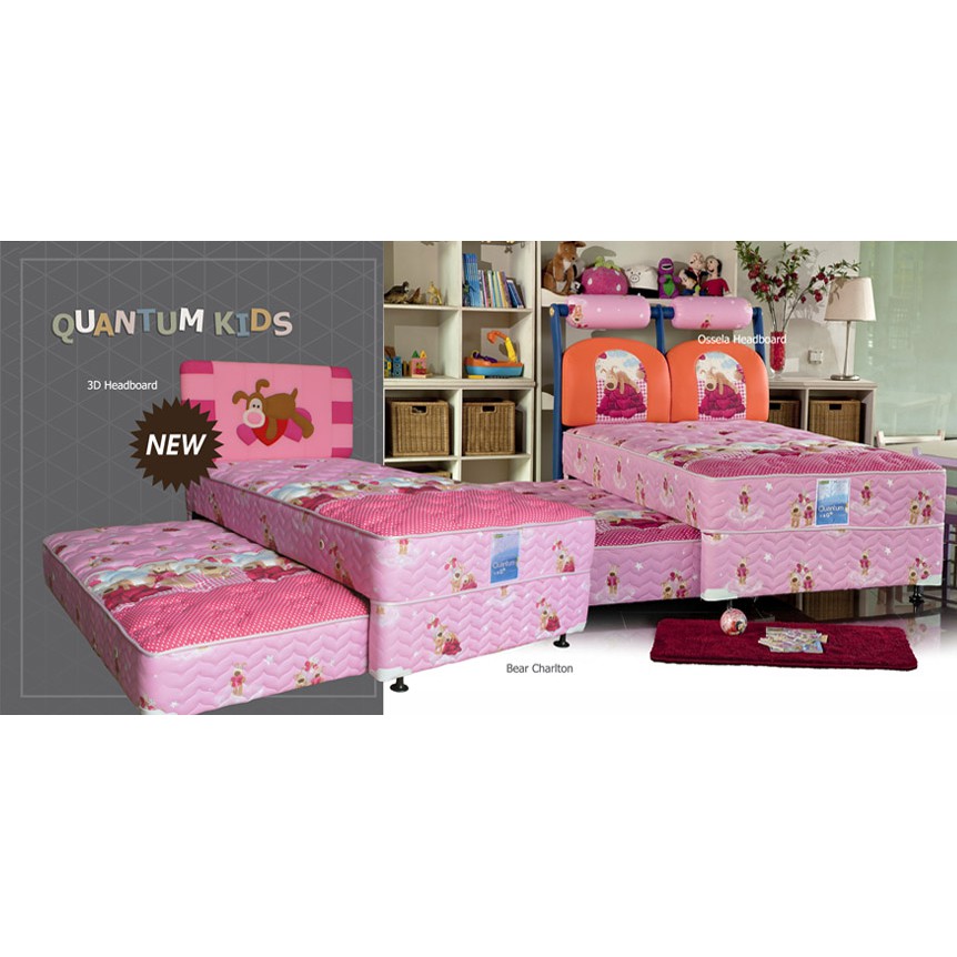 Quantum 2in1 Kids Ossela Set- Springbed (Full Set)