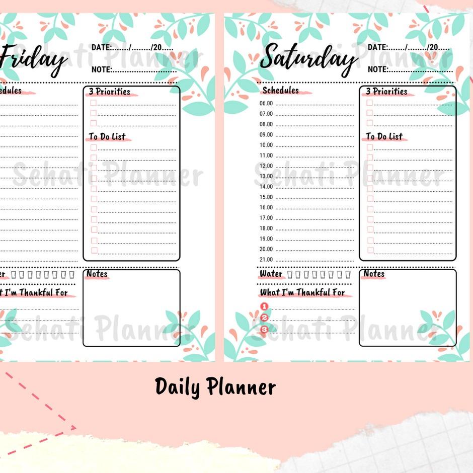 

OZ950 Daily Planner A5 & B5 Kertas Binder Loose Leaf / Bullet Journal / Sehati Planner Stock Limit