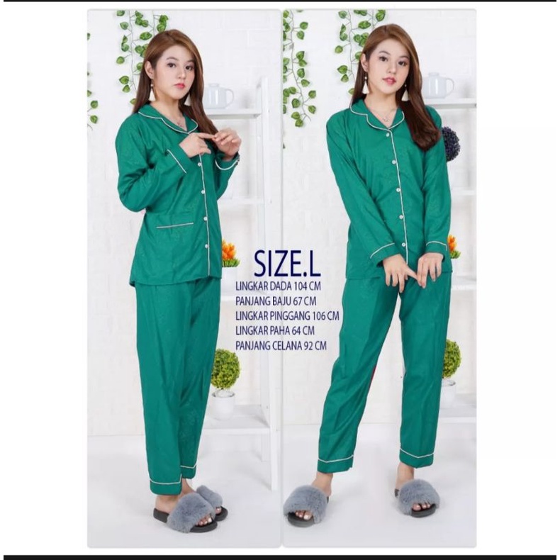 Piyama PP baju tidur / satin embos