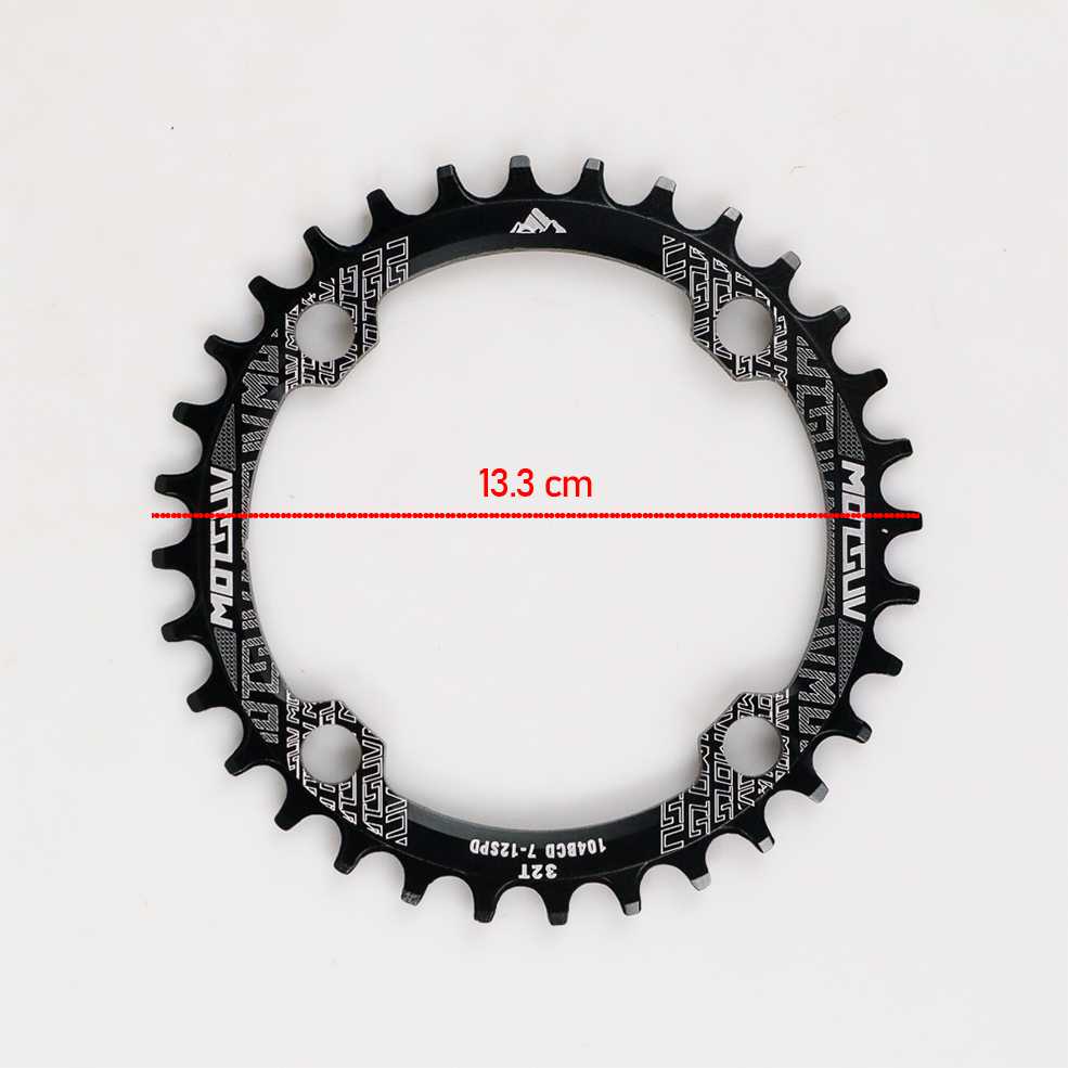 LUNJE Gigi Sprocket Sepeda Chainring Aluminium Round 32T - 104BCD