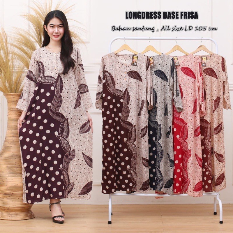 LONGDRESS KANCING DEPAN LENGAN PANJANG BUSUI BUMILL