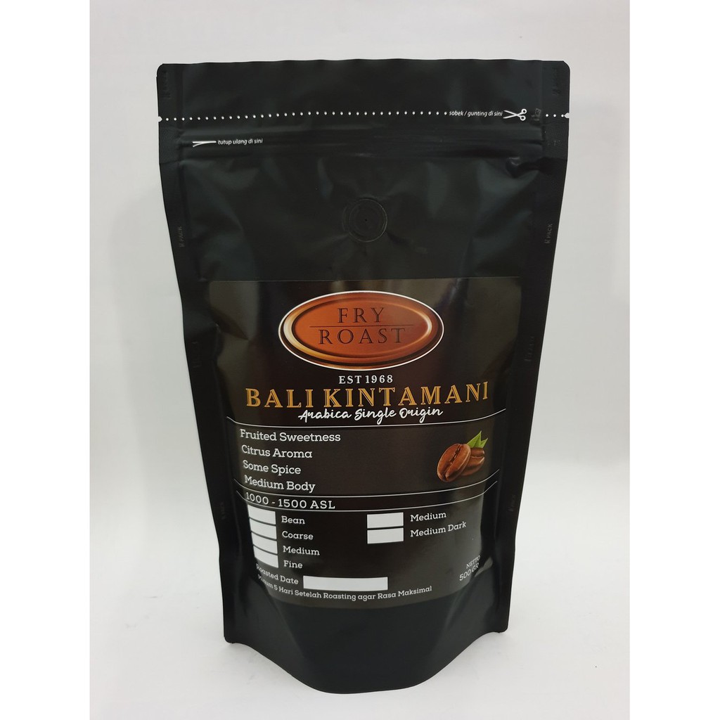 

KOPI ARABIKA BALI KINTAMANI 500 GRAM BIJI DAN BUBUK Limited