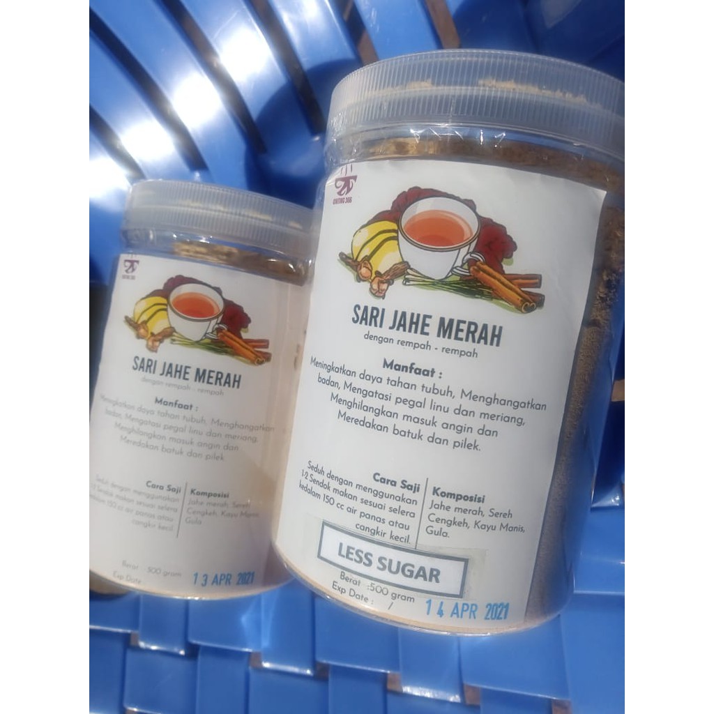 

Sari Jahe Merah dengan Kunyit (500 gr )