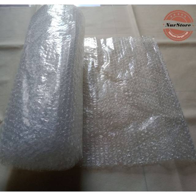 

Tambahan buble wrap untuk packing