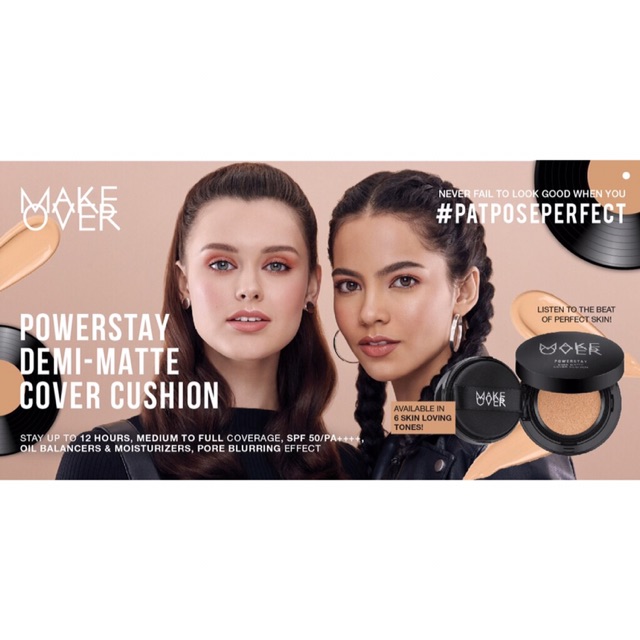 MAKE OVER POWERSTAY demi matte cover cushion