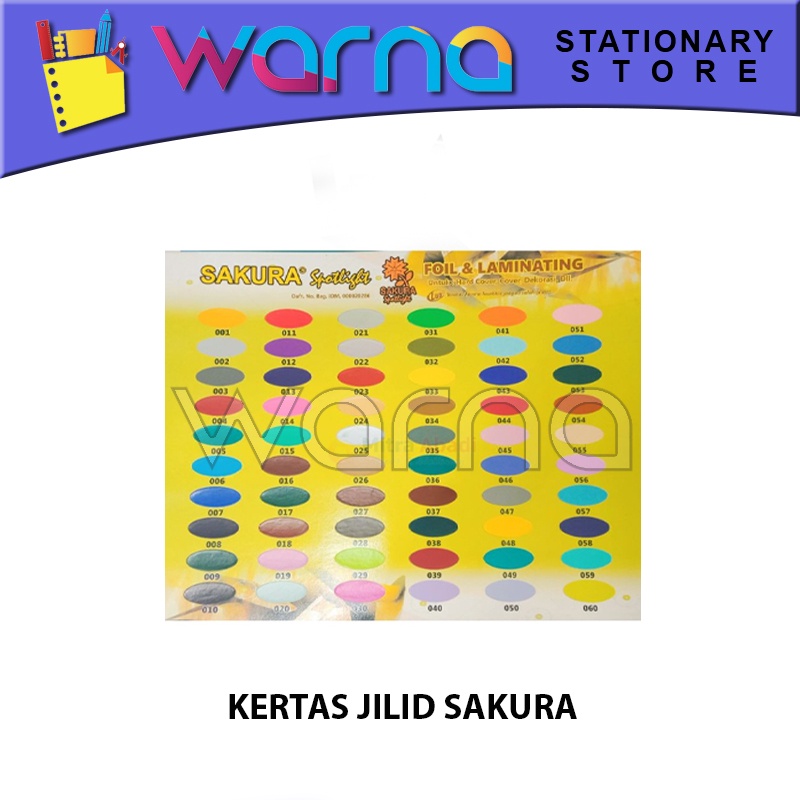 KERTAS COVER JILID SAKURA