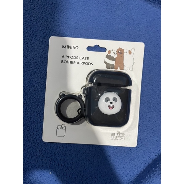 MINISO We Bare Bears Panda Panpan Airpods Apple Case