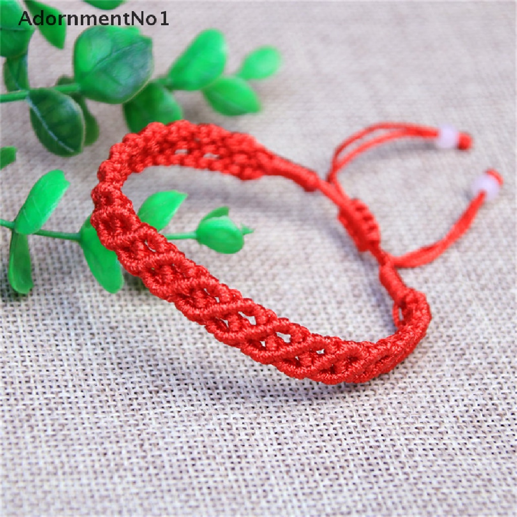 (AdornmentNo1) Gelang Tangan Tali Kepang Handmade Adjustable Warna-Warni Untuk Wanita