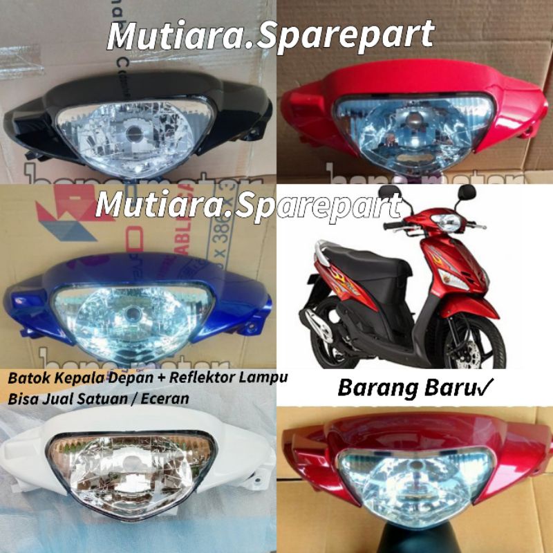 Batok Depan Mio Sporty Plus Reflektor Lampu Depan
