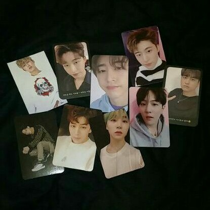 iKON PHOTOCARD (HANBIN JINAN BOBBY SONG DK CHANU)