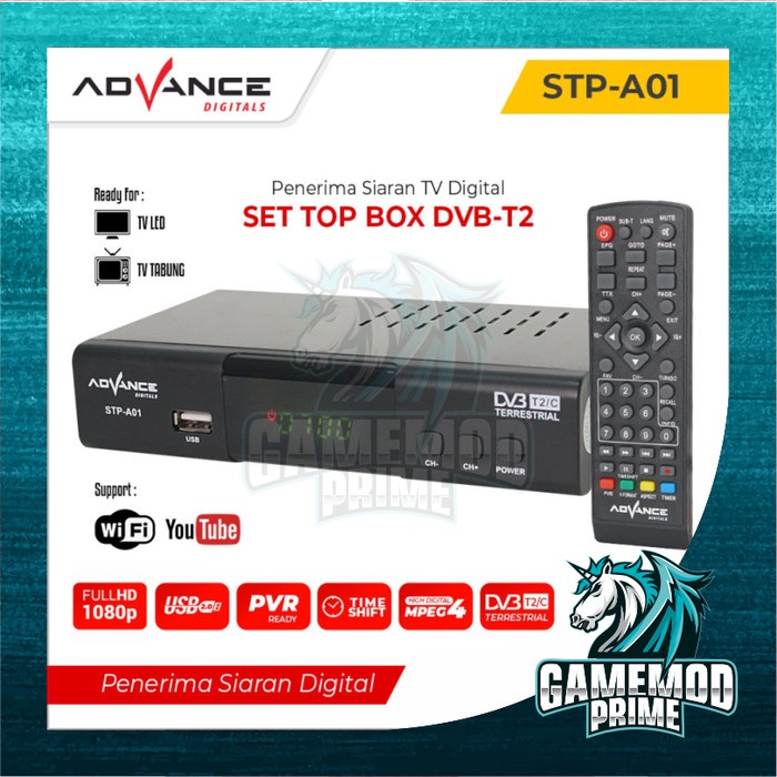 set top box Set Top Box TV DIgital Advance STP A01 + USB Wifi Adapter grosir lengkap semua tv oirgin