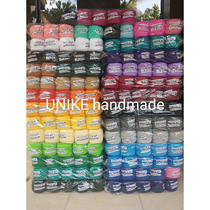 benang rajut talikur 2mm atau tali kur macrame