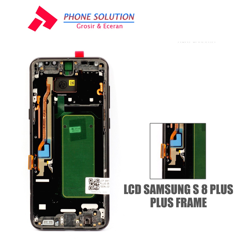 LCD Samsung S8 Plus Include Frame Fullset Touchscreen // Supplier LCD Samsung - Garansi 1 Bulan