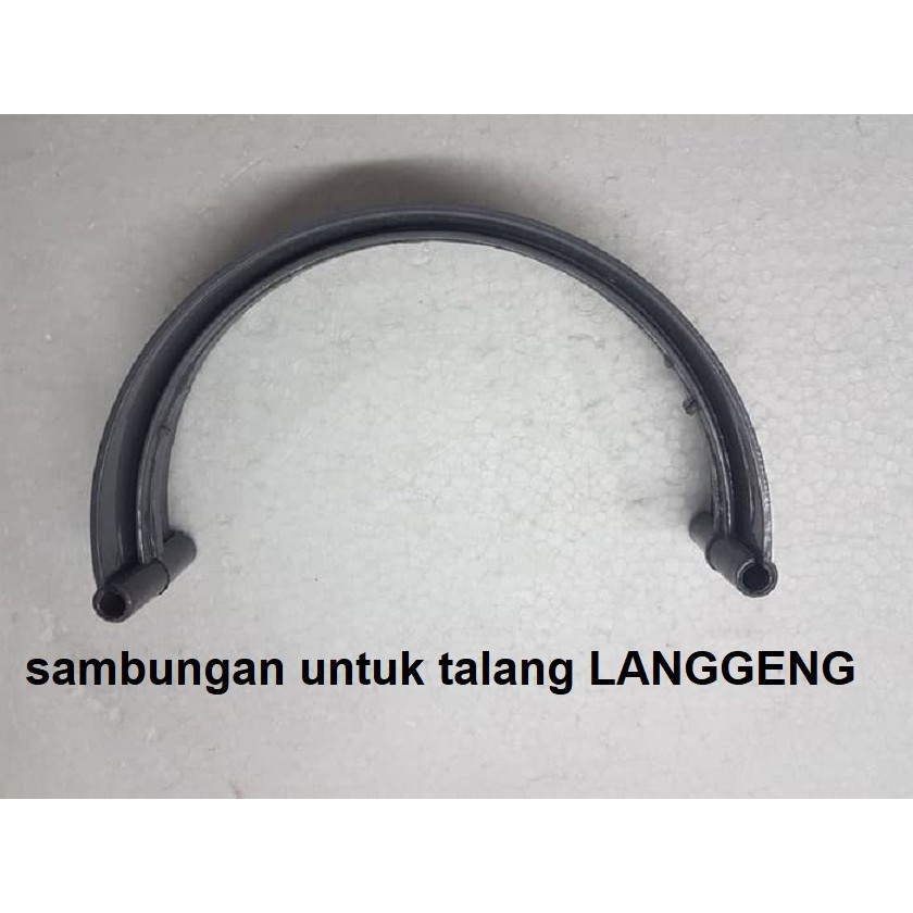 LANGGENG 8&quot; SAMBUNGAN talang Air PVC 8 Inch 4 meter 4m Setengah 1/2 Lingkaran aksesoris penyambung 水槽蓋子屋頂排水溝管道接頭8寸 kanal gutter union