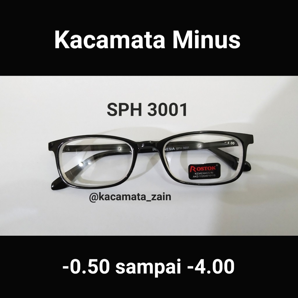 Kacamata Minus Pria Wanita Halal SPH 3001