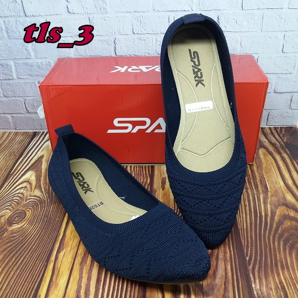 SEPATU FLATSHOES RAJUT IMPOR SEPATU BALET WANITA MERK SPARK BTS