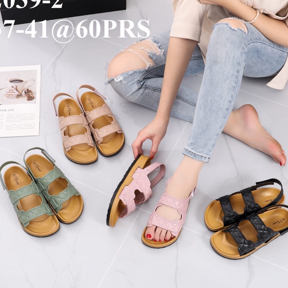 Sandal Tali Karet Jelly DELIA/Sandal Import 2039 -2